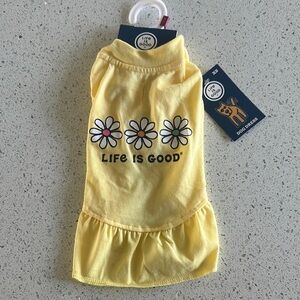 Life is Good Yellow Dog Dress
